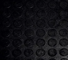 Coin pattern rubber surface